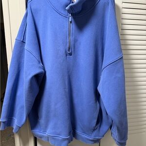lululemon scuba Periwinkle Quarter-Zip Pullover
